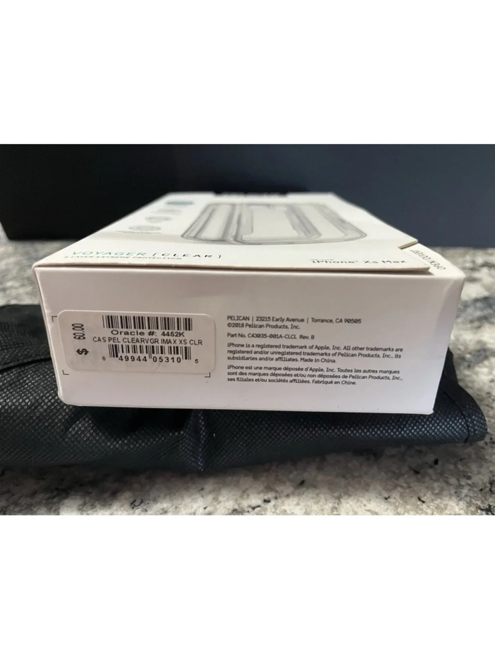 Pelican Voyager Clear Protective Case for iPhone Xs Max - Clear